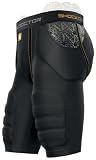 top sixtyfour Shock Doctor Boys CrushTech 3+2 EXT Hip Football Short