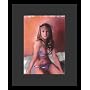 Lindsay Lohan (In Bikini) Movie White Wood-Mounted Poster Print - 11" X 17"