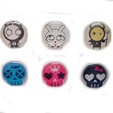 6pcs Skull Designs&Rabbit Home Button Stickers for iPad ipod iphone