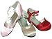 Toddler Girls Satin Ruffle Strap Wedding Pagesnt Party Dress Shoes
