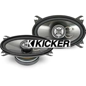 Kicker 07DS460 4-Inch X 6-Inch Coax Speakers (Pair)