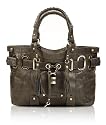 BOVARI Grey Wrinkled XL Padlock Shopper Limited Edition Bag