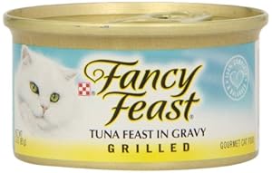 Fancy Feast Gourmet Cat Food, Grilled Tuna Feast in Gravy, 3-Ounce Cans (Pack of 24) Fancy Feast Gourmet Cat Food, Grilled Tuna Feast in Gravy, 3-Ounce Cans (Pack of 24)