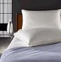 Hudson Park Collection Natural Fill Blended Gusset Greek Key Pillow Standard/Queen, Medium