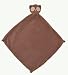 Chenille SLEEPY BROWN OWL Security Blankie