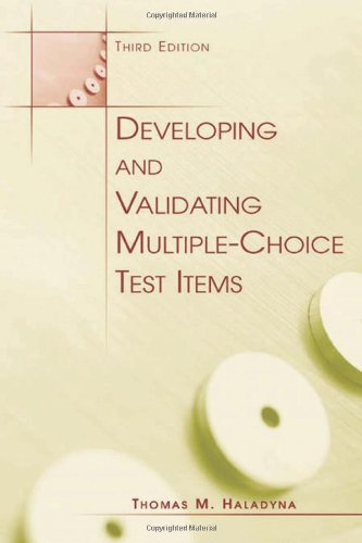 Developing and Validating Multiple-choice Test Items