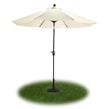 武田コーポレーション 【パラソル・パティオ・ガーデン】 アルミ ガーデンパラソル 270cm 開閉ハンドル付き ベージュ