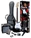 Electric Guitar Package with Guitar, Amp, Bag and Instructional DVD SX EG1K BK