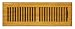 Tools & Hardware : 4X14 PLASTIC OAK LOUVER FLOOR REGISTER