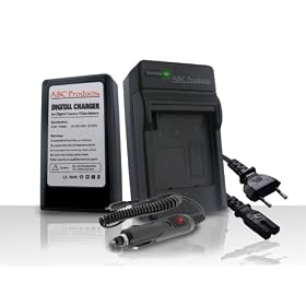 ABC Products� Chargeur Secteur (220V) & Voiture (12V/24V) DE-A65 DE-A65B DE-A65BA DE-A66 DE-A66B pour Panasonic DMW-BCG10 DMW-BCG10E Pile Batterie Lumix DMC-TZ6, DMC-TZ7, DMC-TZ8, DMC-TZ9, DMC-TZ10, DMC-TZ18, DMC-TZ20, DMC-TZ65, DMC-ZR1, DMC-ZR3, DMC-ZS1, DMC-ZS3, DMC-ZS5, DMC-ZS7, DMC-ZX1, DMC-ZX3, DMC-ZX10 Appareil Photo Num�rique etc