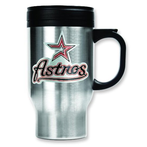 MLB Houston Astros Stainless Steel Travel Mug 16oz