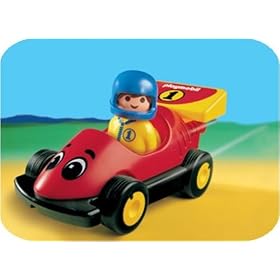 Playmobil - 6718 months - 1.2.3 - Pilote + Voiture de course