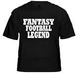 Fantasy Football Legend Mens T-Shirt #1085 (Mens Large, Black)