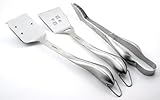Grandhall A06602035G Grillbesteck -Set / 3-teilig, Edelstahl