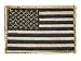 Blackhawk - American Flag Patch w/Velcro, Tan/Black