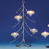 Produkt-Bild: Dragimex Teelichtbaum Frost 4Flg 16223