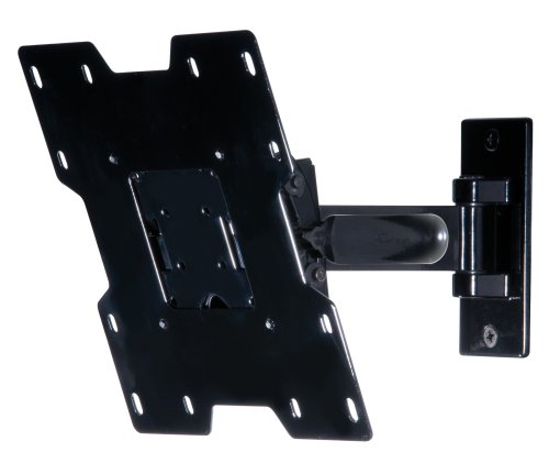 Peerless PP740 Pivoting Arm Wall Mount for 22-Inch to 40-Inch Flat Panel Displays (Gloss Black)
