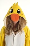 Kigs Adult Duck Costume - Kigurumi Onesie Pyjamas; One Size