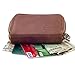 Goson Womens Leather Mini Wallet Credit Cards Cash Coin Holder