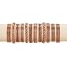Copper Crafted Fashion Jewelry One Dozen Bracelet Set