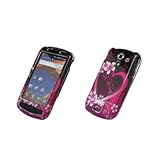 EMPIRE Exotic Heart Flower Design Snap-On Cover Case for Samsung Epic 4G D7 ....