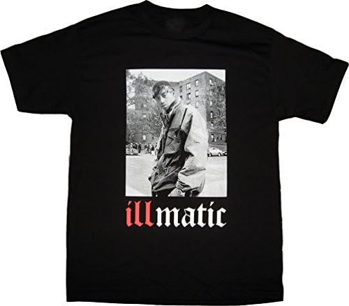 ISB Products Ill Street Blues Golden Era Real Hip Hop Classic Illmatic T-Shirt (4X, Black)