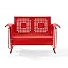 Crosley Furniture Bates Loveseat Glider - Red
