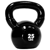 TKO Vinyl Dipped Kettlebell, 25-Pound