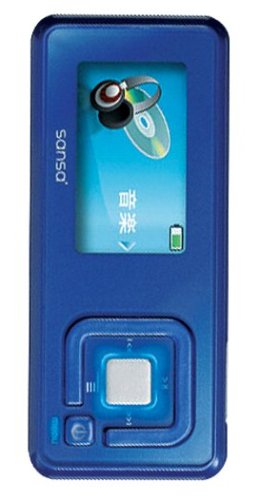 SanDisk �ǥ����륪���ǥ����ץ졼�䡼 sansa c200���꡼�� c240 1GB �֥롼 SDMX7R-1024B-J70