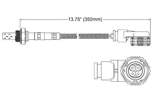 Walker 250-24038 Four Wire Oxygen Sensor