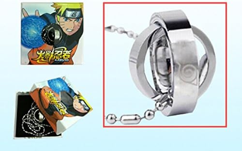 Cosplay Japanese Animes Double Ring Pendant Necklace (Naruto)