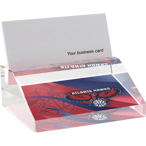 NBA Atlanta Hawks Pennant Design Team Business Card Holder