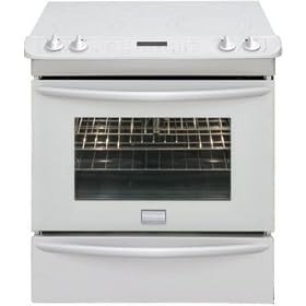 Frigidaire Gallery 30" Slide In Electric Range In White