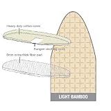 One Piece Ironing Board Cover and Pad Moderate Usage (48x15in18) in Light Bamboo by Polder Home Tools