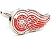 Detroit Red Wings Cufflinks - NHL Hockey Sports Themed Formal Wear