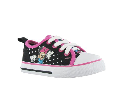 Minnie Mouse Toddler Ox Fashion Sneaker Black White