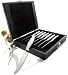 Kitchen & Housewares : Pinzon 8-Piece Stainless Steel Steak Knife Set With Wooden Storage Box