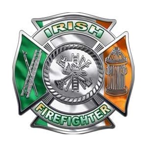 Irish Firefighter Decals St Patrick History