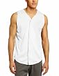 MJ Soffe Men's Baseball Jersey Sleeveless Mesh Shirt