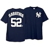 Yankees - Majestic Men's MLB Name and Number Tee - Sabathia, C.C.