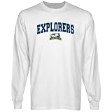 NCAA La Salle Explorers Logo Arch Long Sleeve T-shirt - White