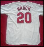 Lou Brock Autographed/Hand Signed St. Louis Cardinals Jersey