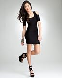 41vN7S9dogL. SL160  Back Cutout Mini Shine Dress   BLACK (P/S)