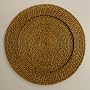 Honey Rattan Plate Charger
