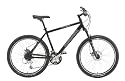 Ruhrwerk Herren Fahrrad 26 (559 mm) MTB Alu Hardtail 24-Gang Shimano Deore LX Kettenschaltung mit Disk Brake vorn und hinten, tiefschwarz, 44 cm