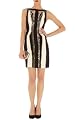 Graphic Deco Beading Dress