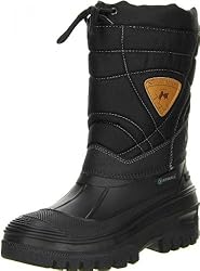 SPIRALE Damen Herren Winterstiefel Snowboots schwarz, Größe:40;Farbe:Schwarz