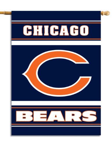 NFL Chicago Bears 2-Sided 28-by-40-Inch House Banner