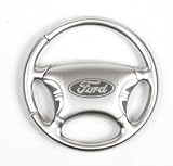 Ford Chrome Steering Wheel Keychain