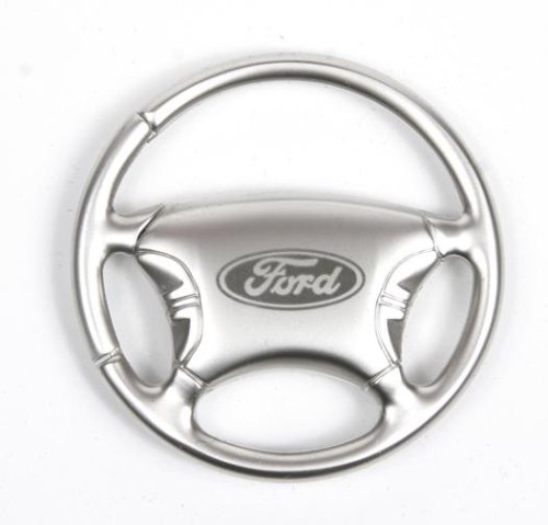 Ford Chrome Steering Wheel Keychain
